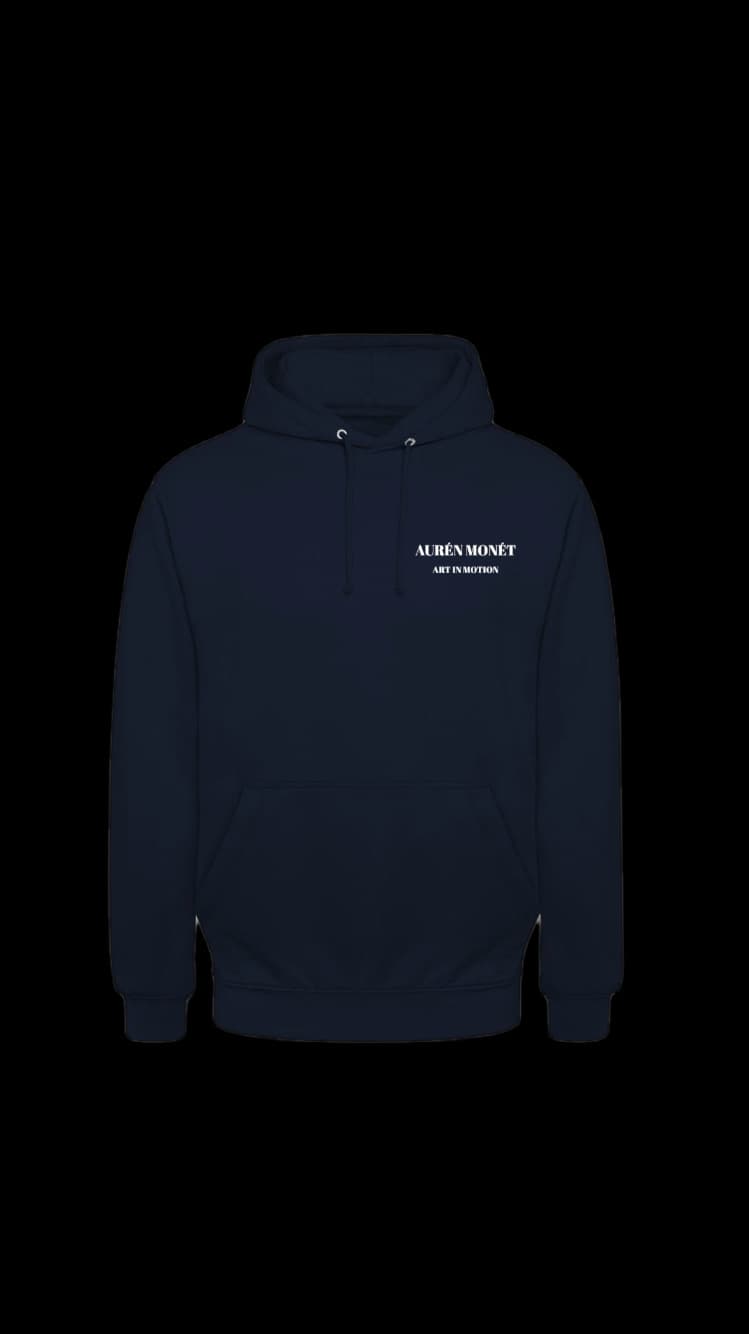 The CEO hoodie — navy, front logo