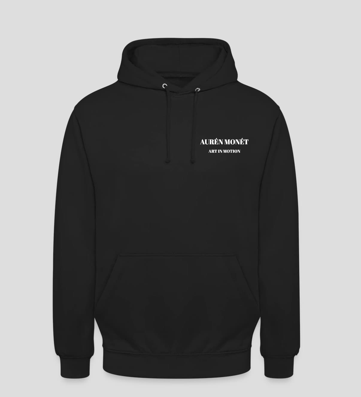 The CEO hoodie — black, front logo