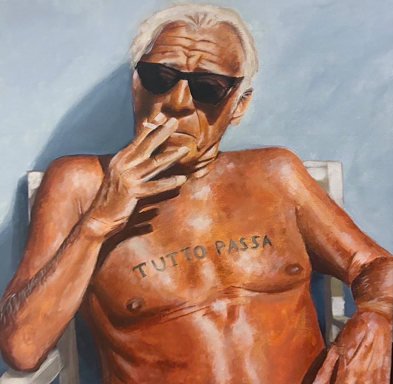 Tutto Passa, acrylic on canvas — Carl Vant
